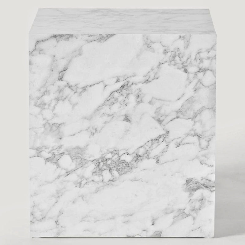 Cubo in marmo Bianco Carrara