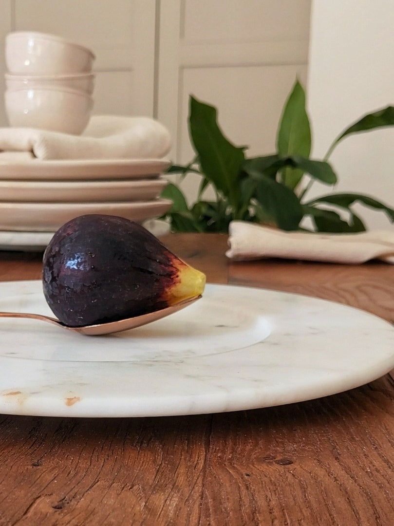 Set di 4 Sotto Piatti in Marmo di Carrara