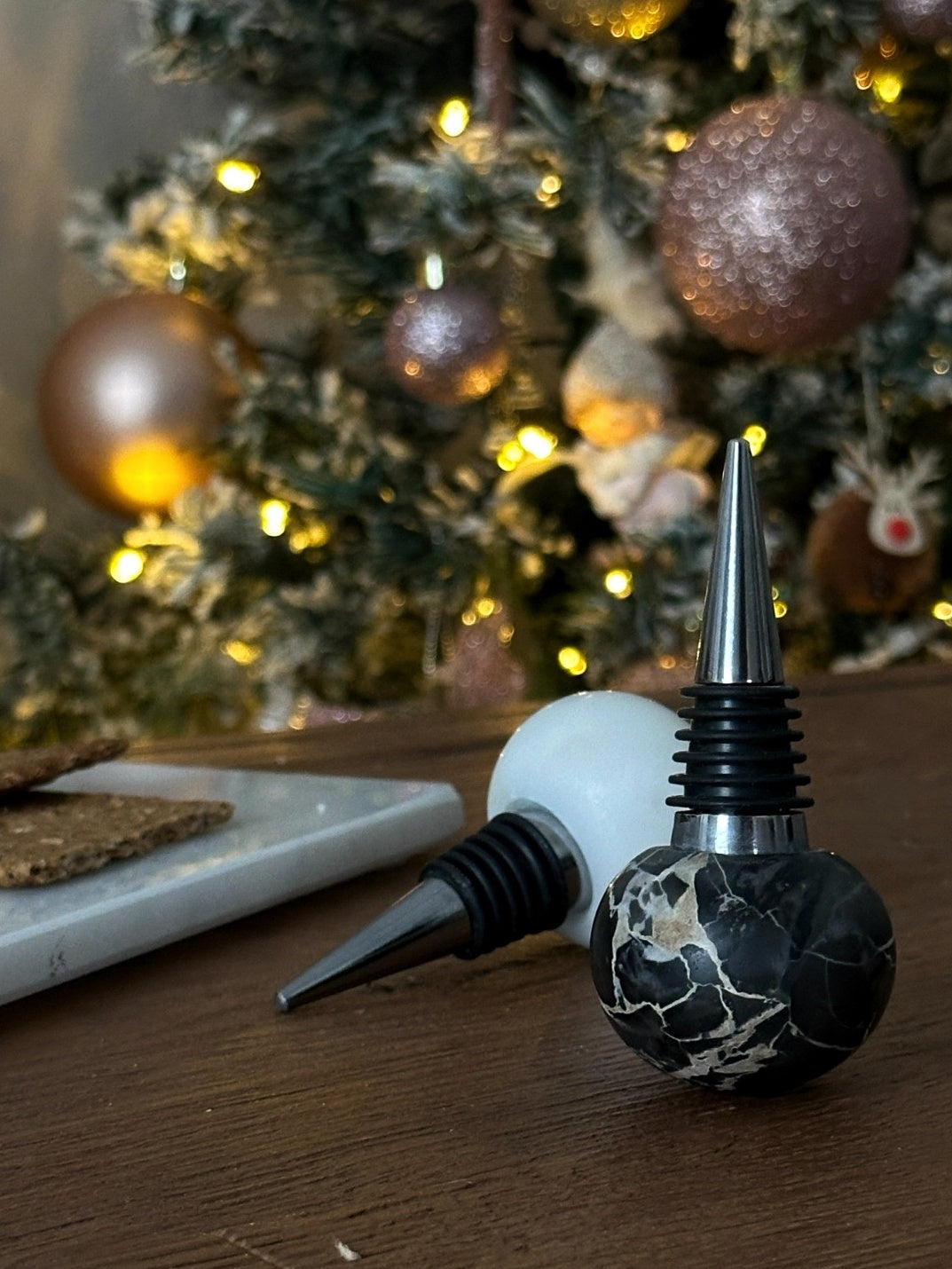 Tappo Vino in Marmo Portoro