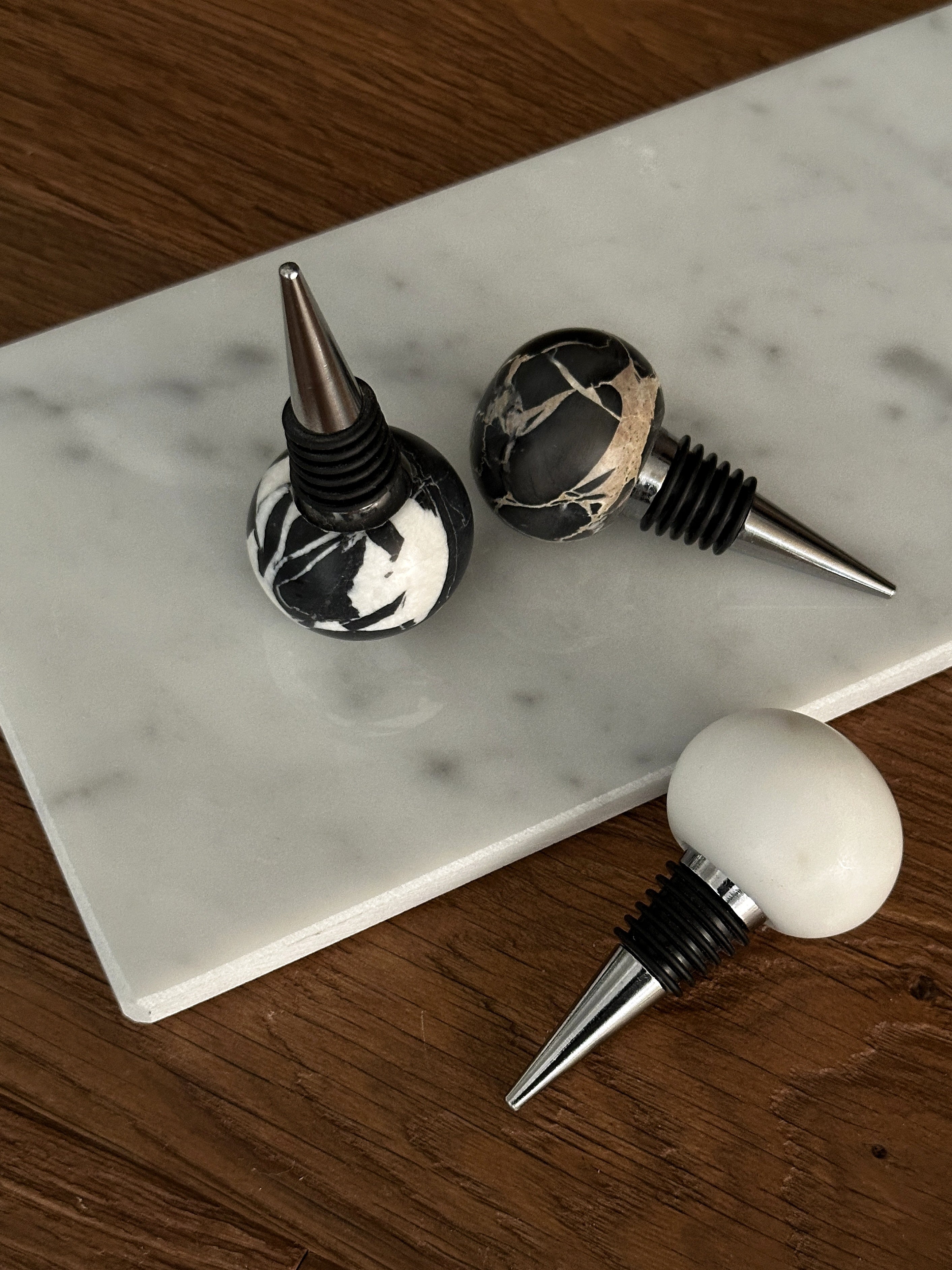 Tappo Vino in Marmo Portoro