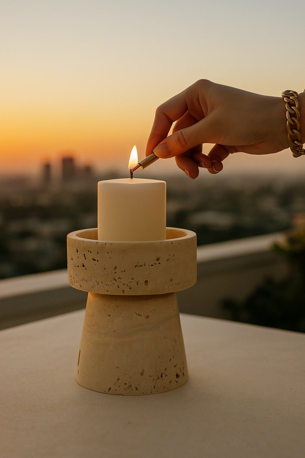 Porta Candela in Travertino