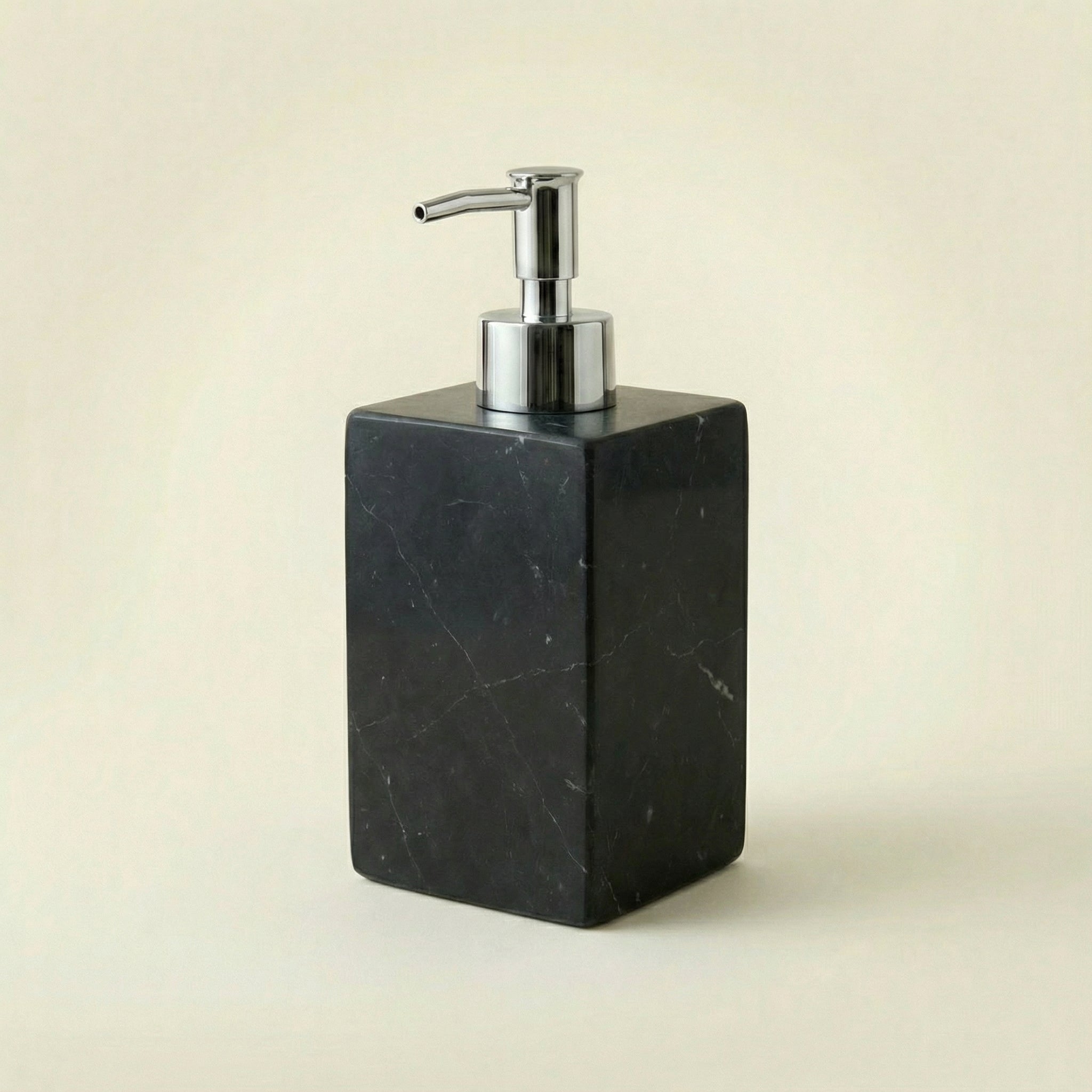 Dispenser Square in Marmo Nero Marquina- Design Luxury