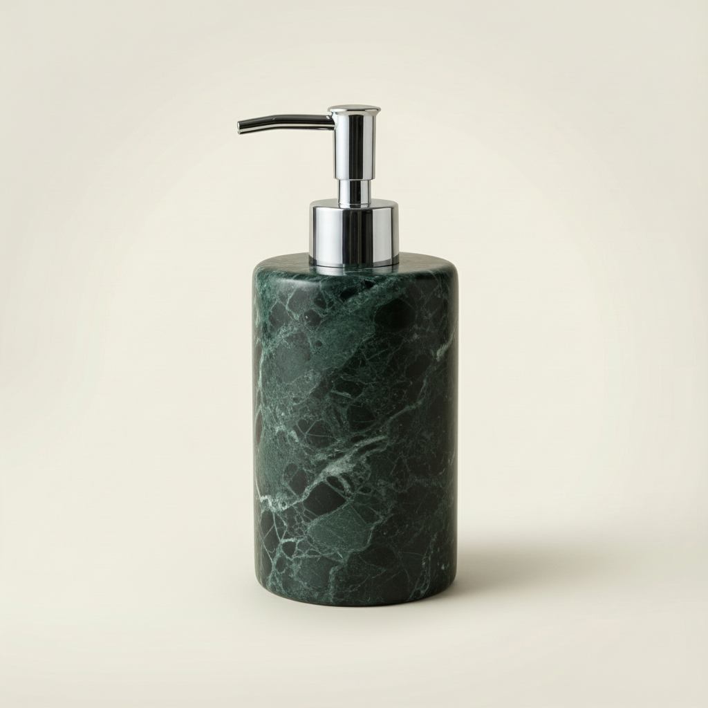 Dispenser in Marmo Verde - Collezione Minimal