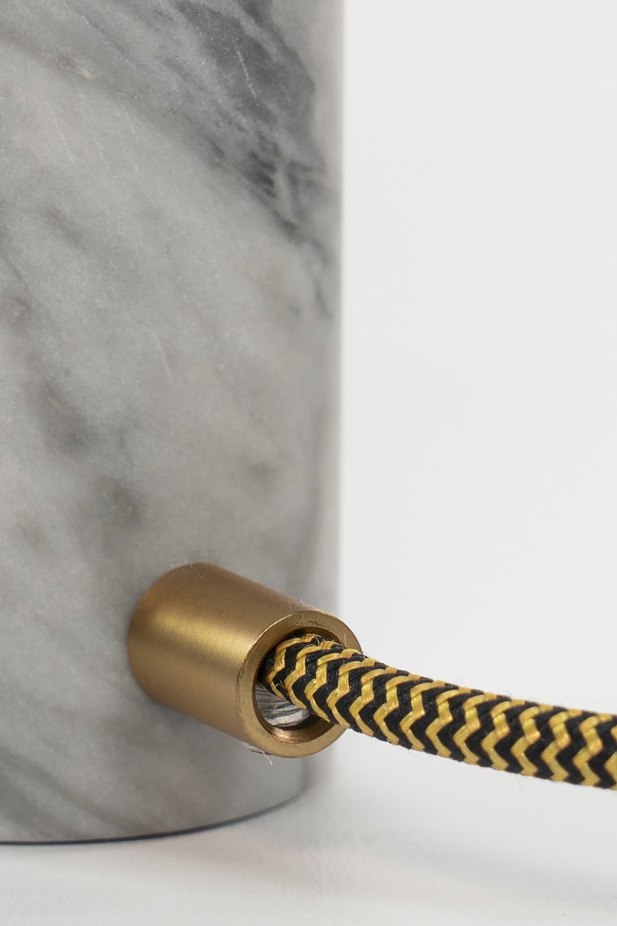 Jedi Lampada Desk in Marmo Grigio Bardiglio