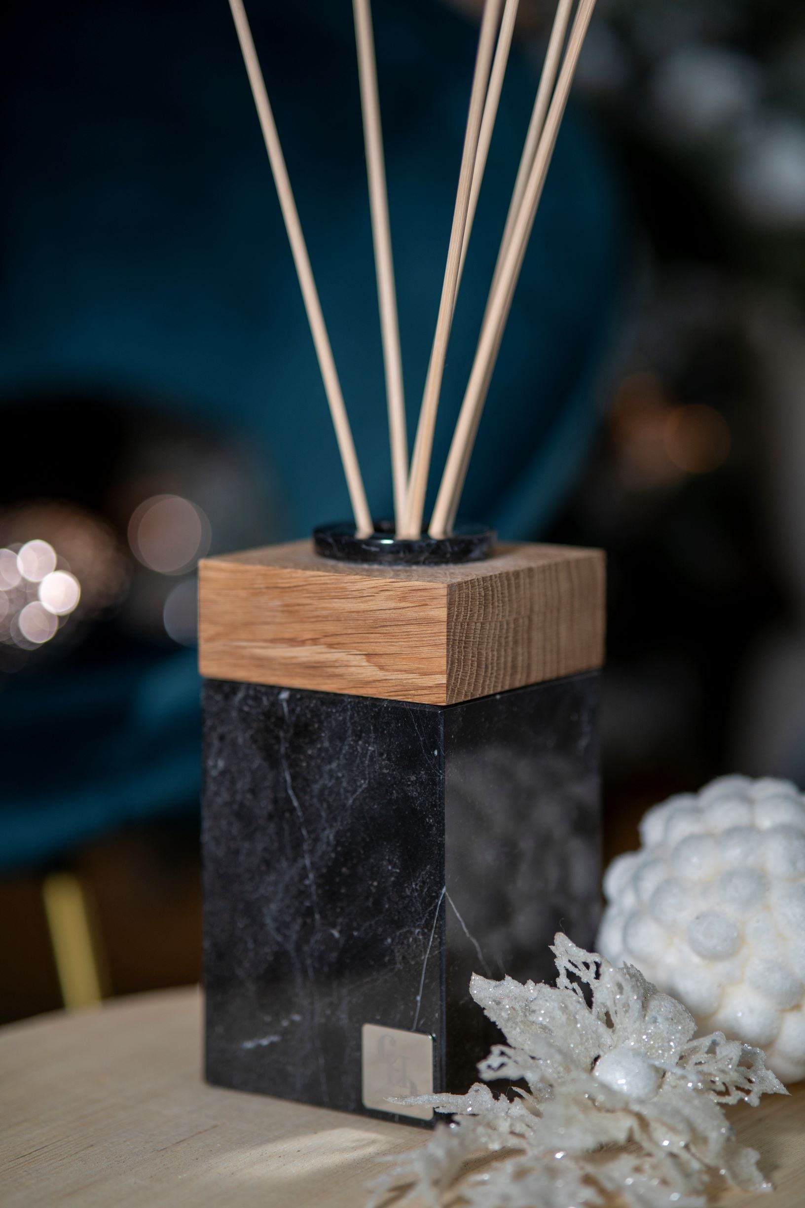 Diffusore di Profumo in Marmo Nero Marquina