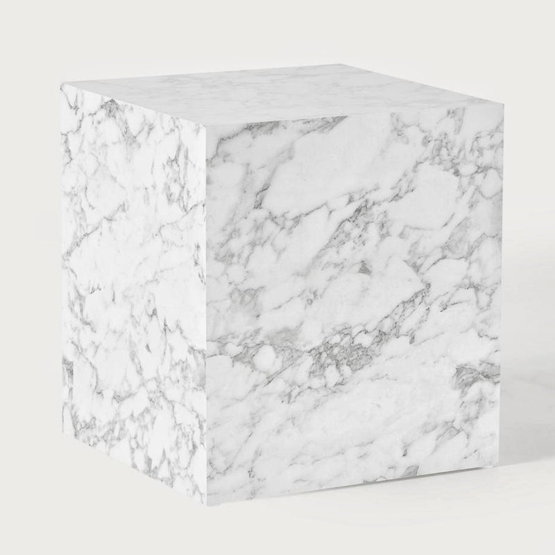 Cubo in marmo Bianco Carrara