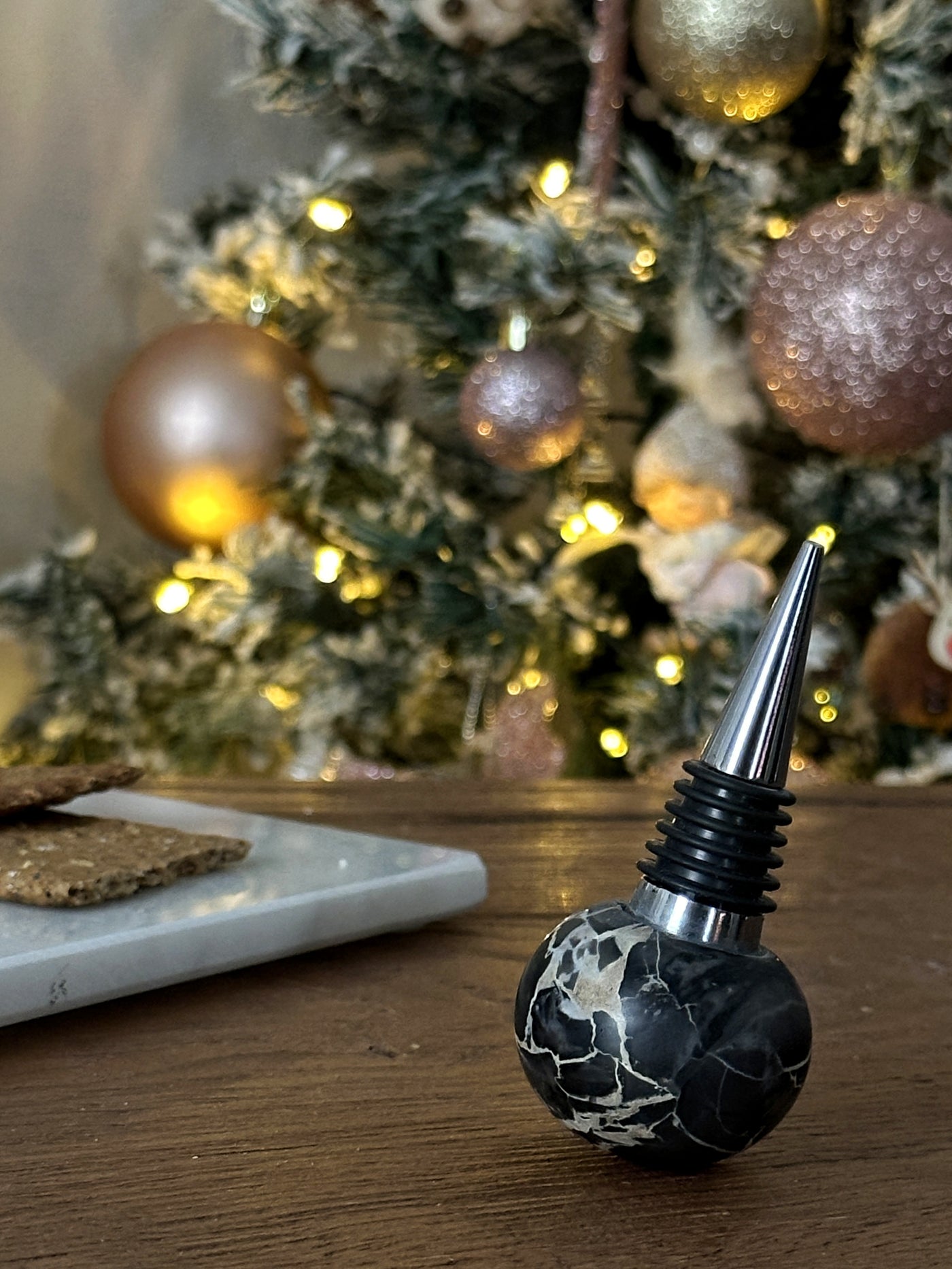 Tappo Vino in Marmo Portoro