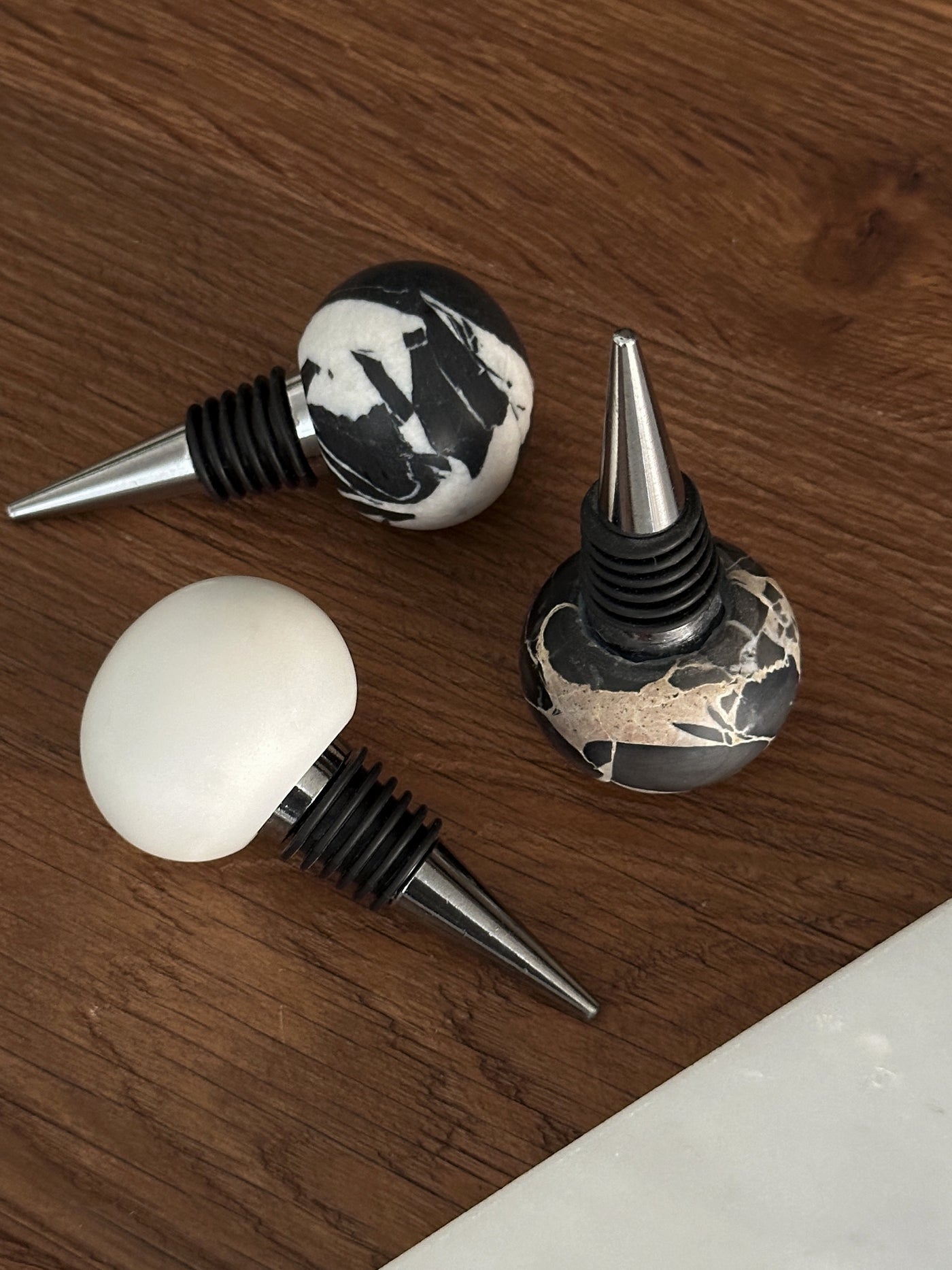 Tappo Vino in Marmo Bianco Carrara