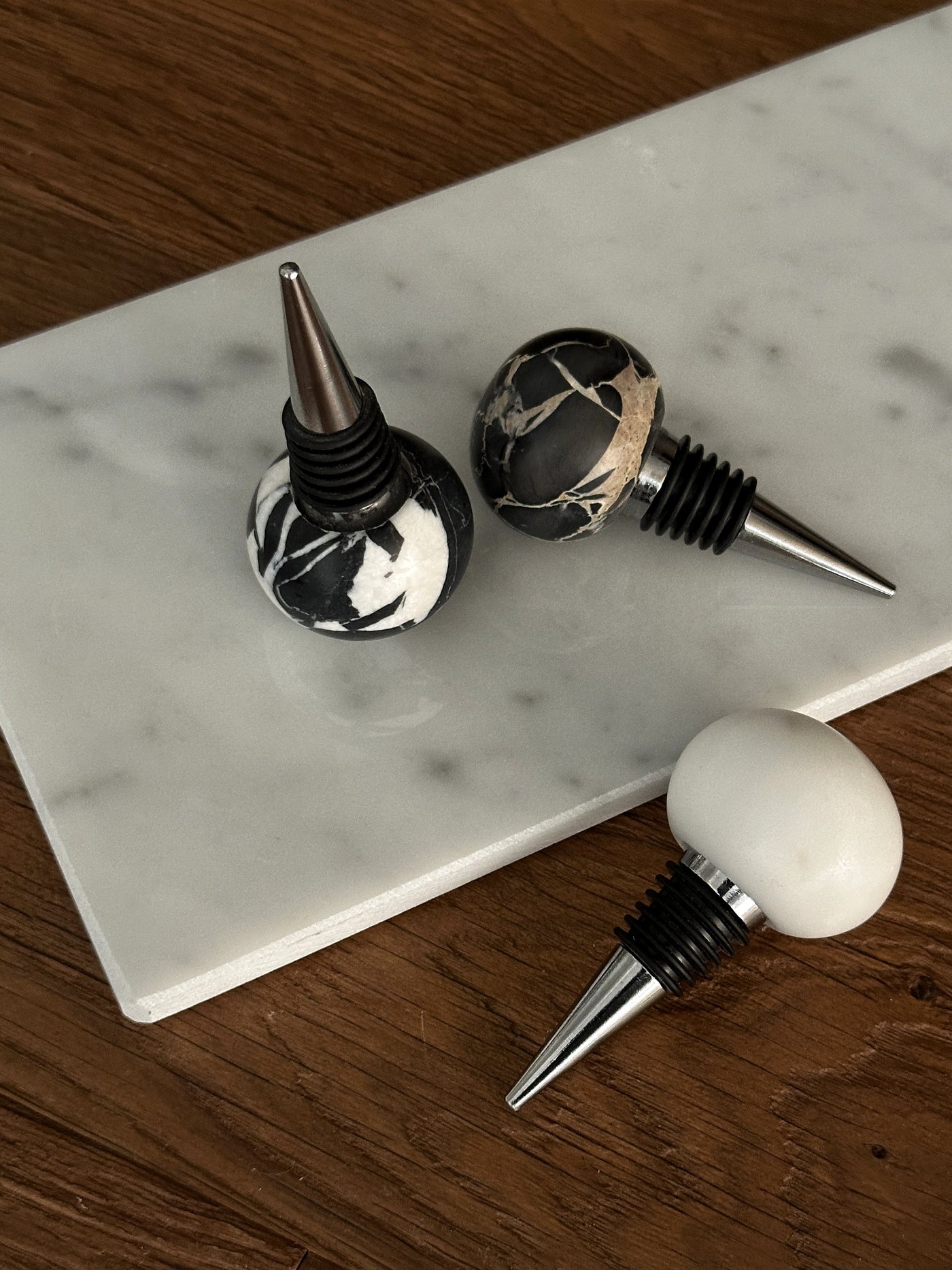 Tappo Vino in Marmo Portoro