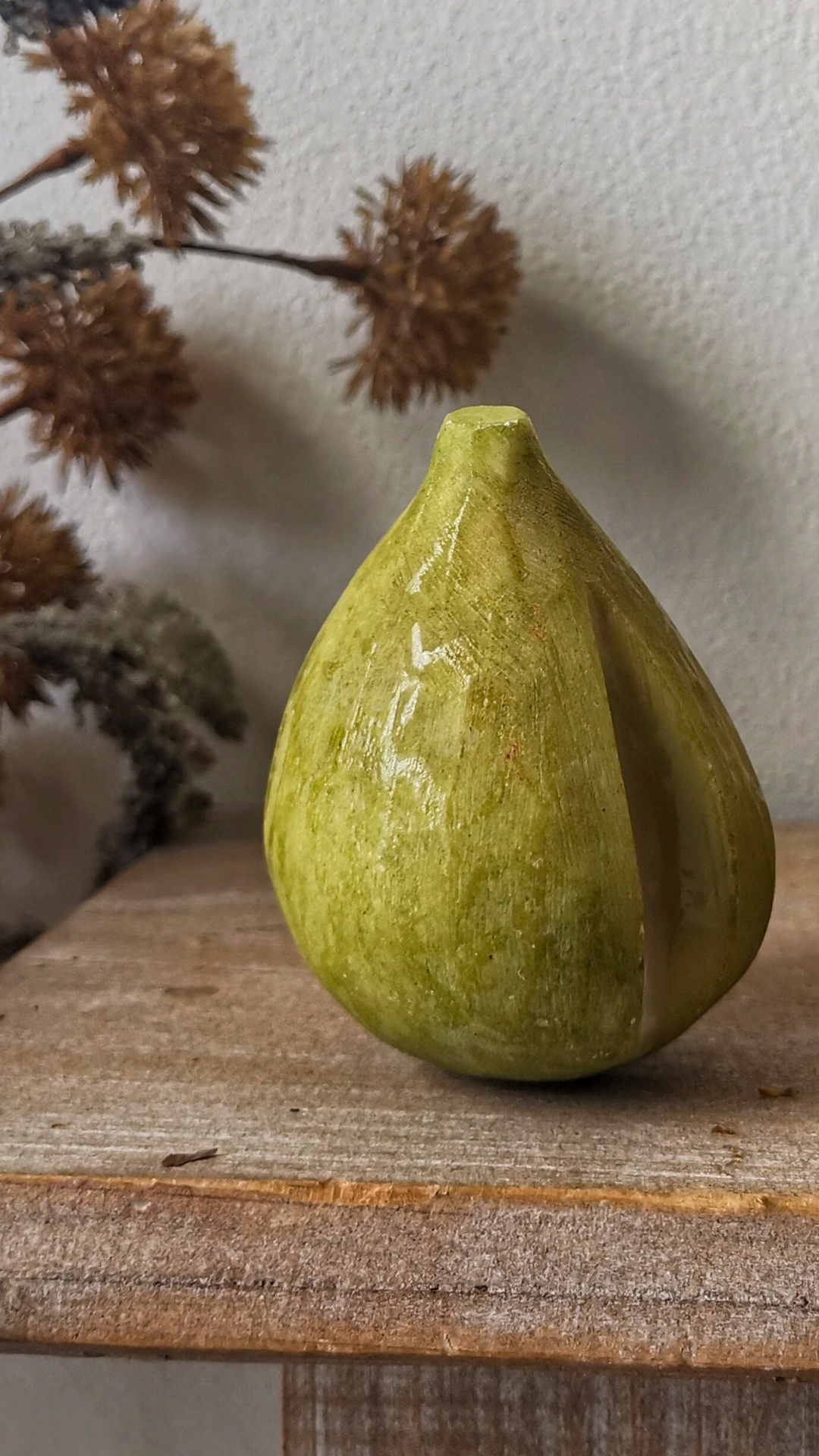 Fico Verde in Marmo Bianco Carrara