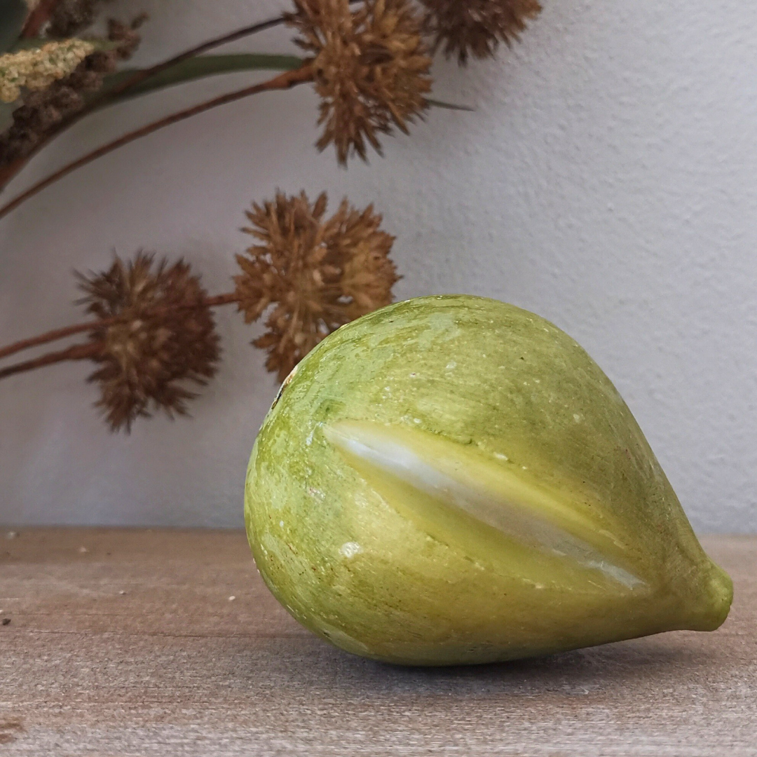 Fico Verde in Marmo Bianco Carrara