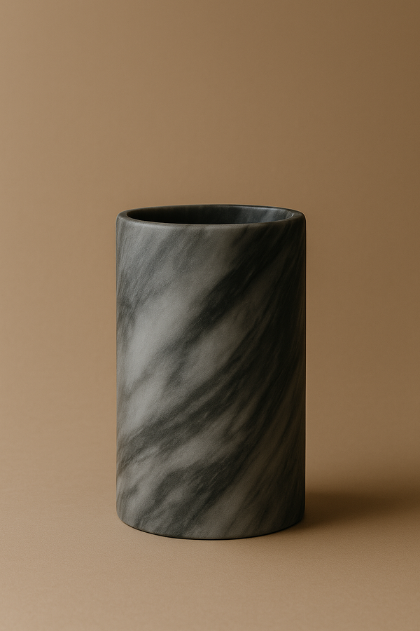 Porta Bottiglie in Marmo Bardiglio