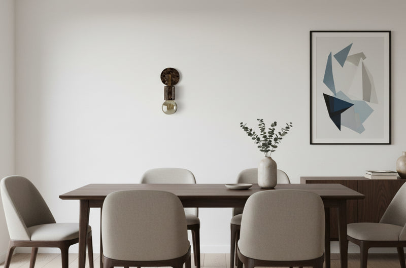 Applique in Marmo Emperador Dark Modello "ELENGANT"