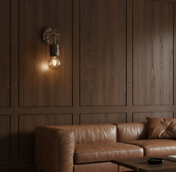 Applique in Marmo Emperador Dark Modello "ELENGANT"