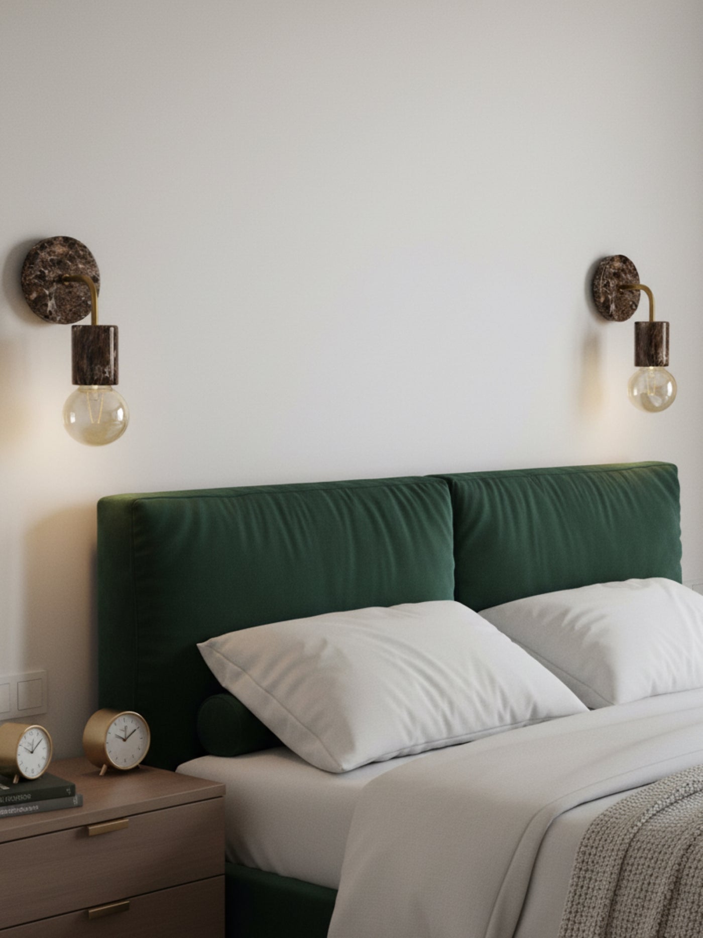 Applique in Marmo Emperador Dark Modello "ELENGANT"