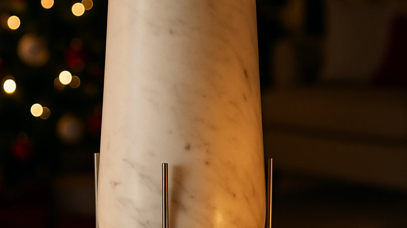 Vaso "Nora" in Marmo Bianco di Carrara