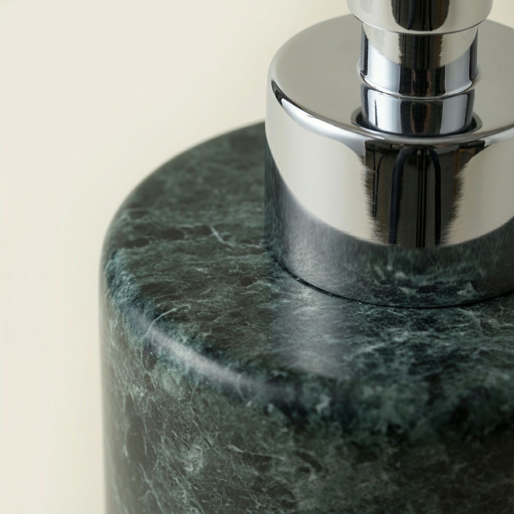 Dispenser in Marmo Verde - Collezione Minimal