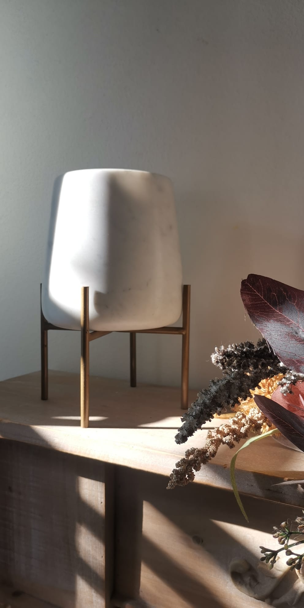 Vaso Orchidea in Marmo Bianco Carrara