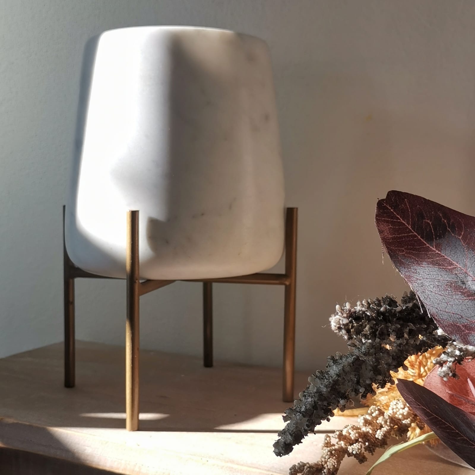 Vaso Orchidea in Marmo Bianco Carrara