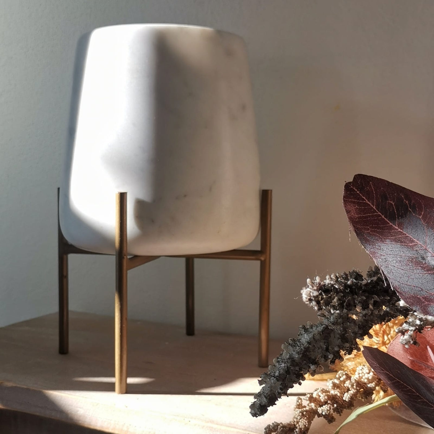 Vaso Orchidea in Marmo Bianco Carrara