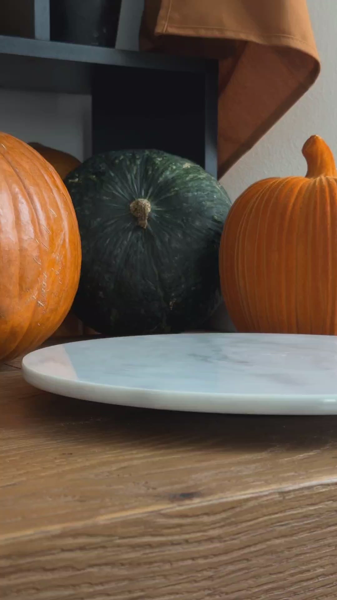 Piatto Girevole in marmo Bianco Carrara