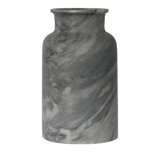 Bottle Antica Farmacia in Marmo Grigio Bardiglio con venature uniche, decorazione elegante per la casa.