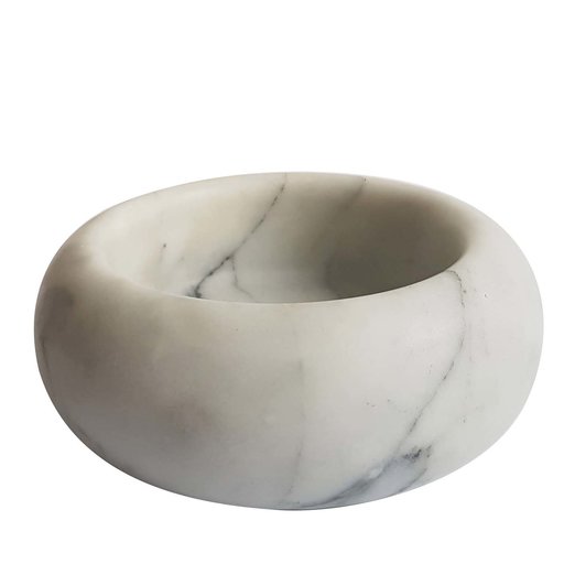 Posacenere in Marmo Bianco Carrara