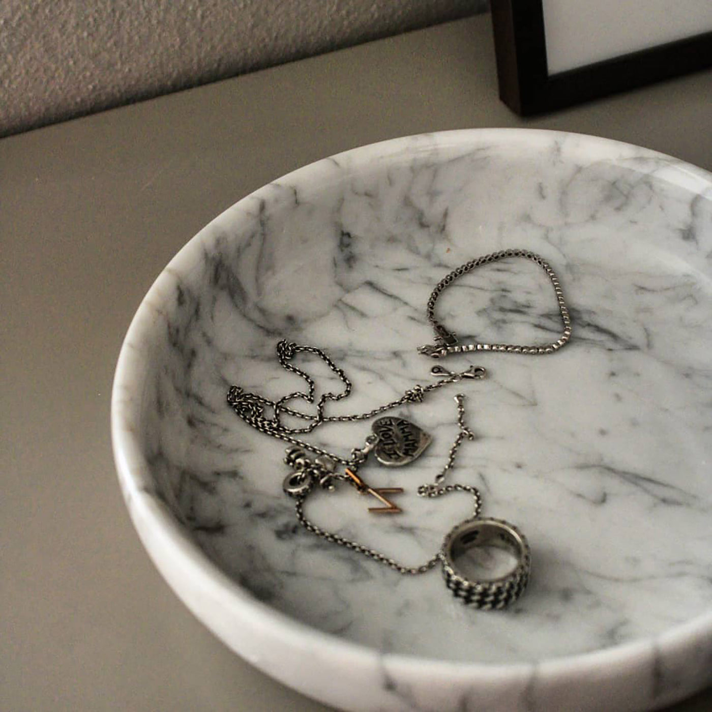 Svuota Tasche in Marmo di Carrara