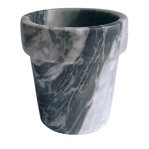Vaso "Cactus" in Marmo Grigio Bardiglio