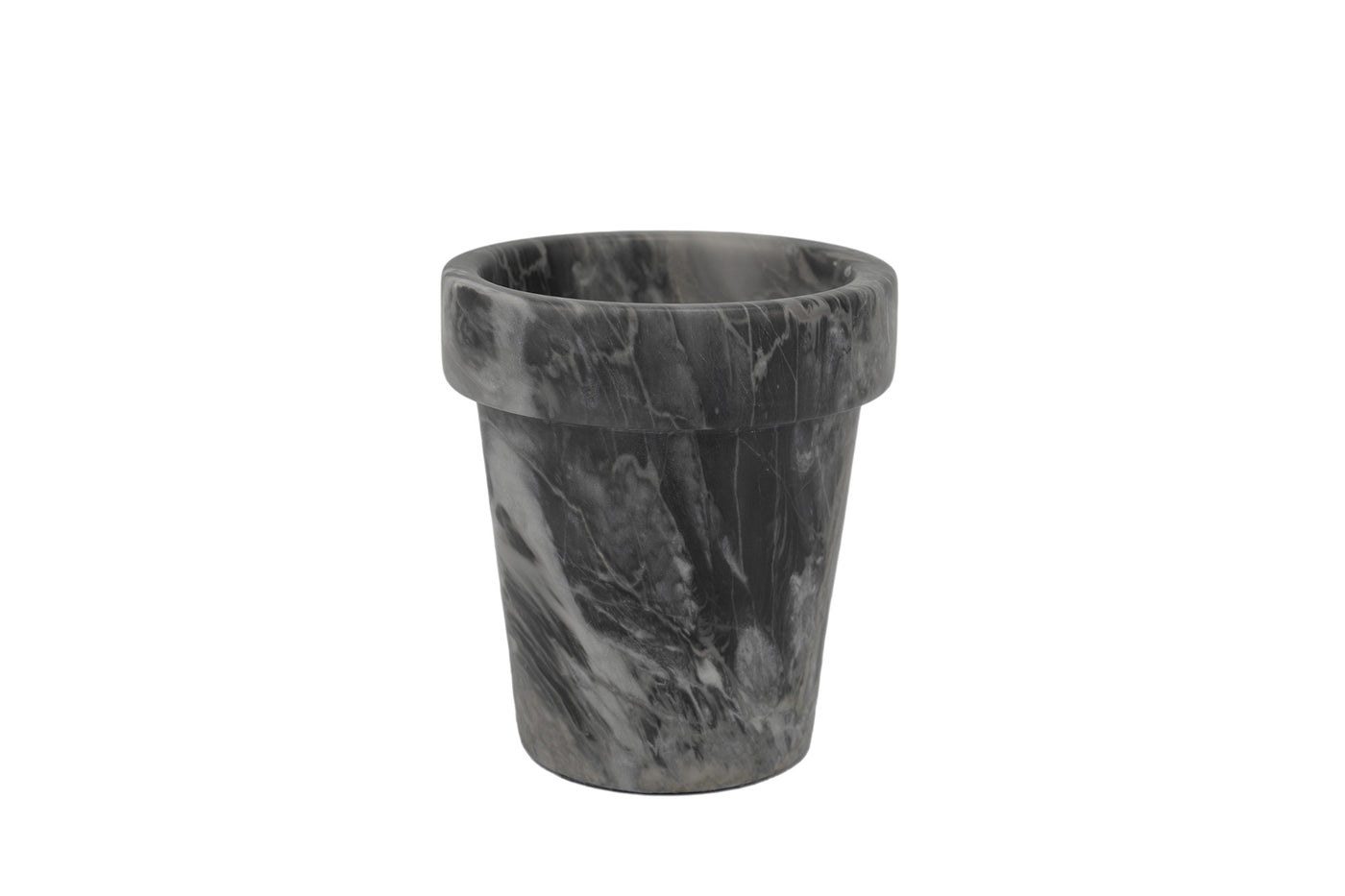 Vaso "Cactus" in Marmo Grigio Bardiglio