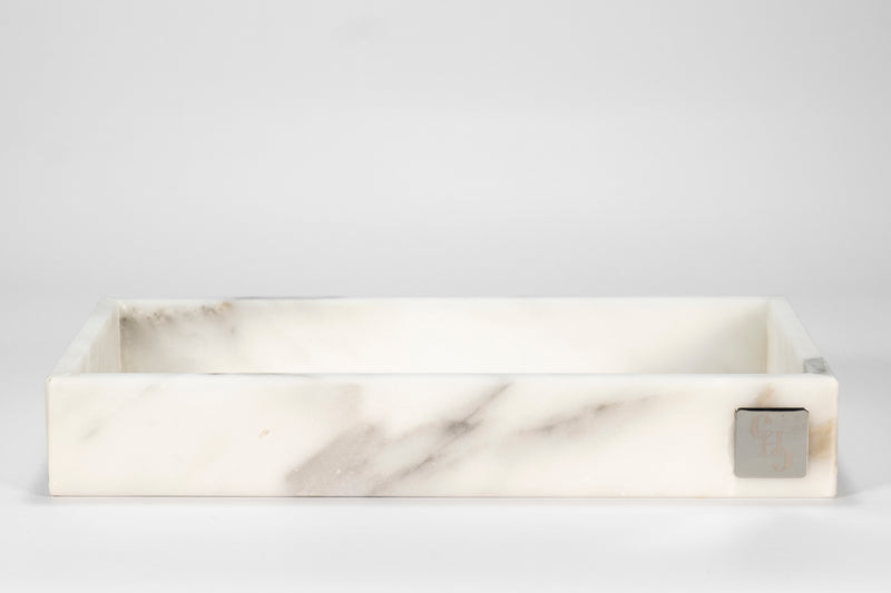 Vassoio da Bagno in Marmo – Carrara Home Design
