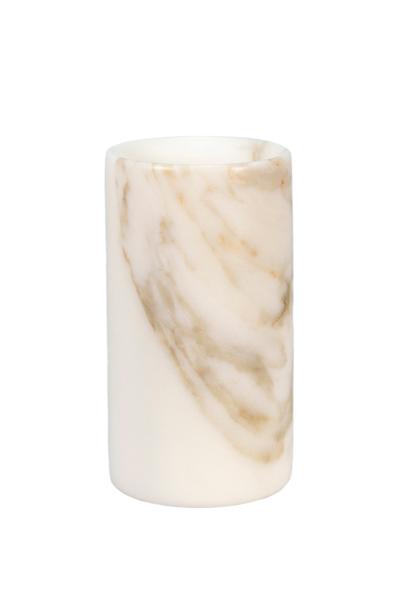 Porta Spazzolino in Marmo Calacatta