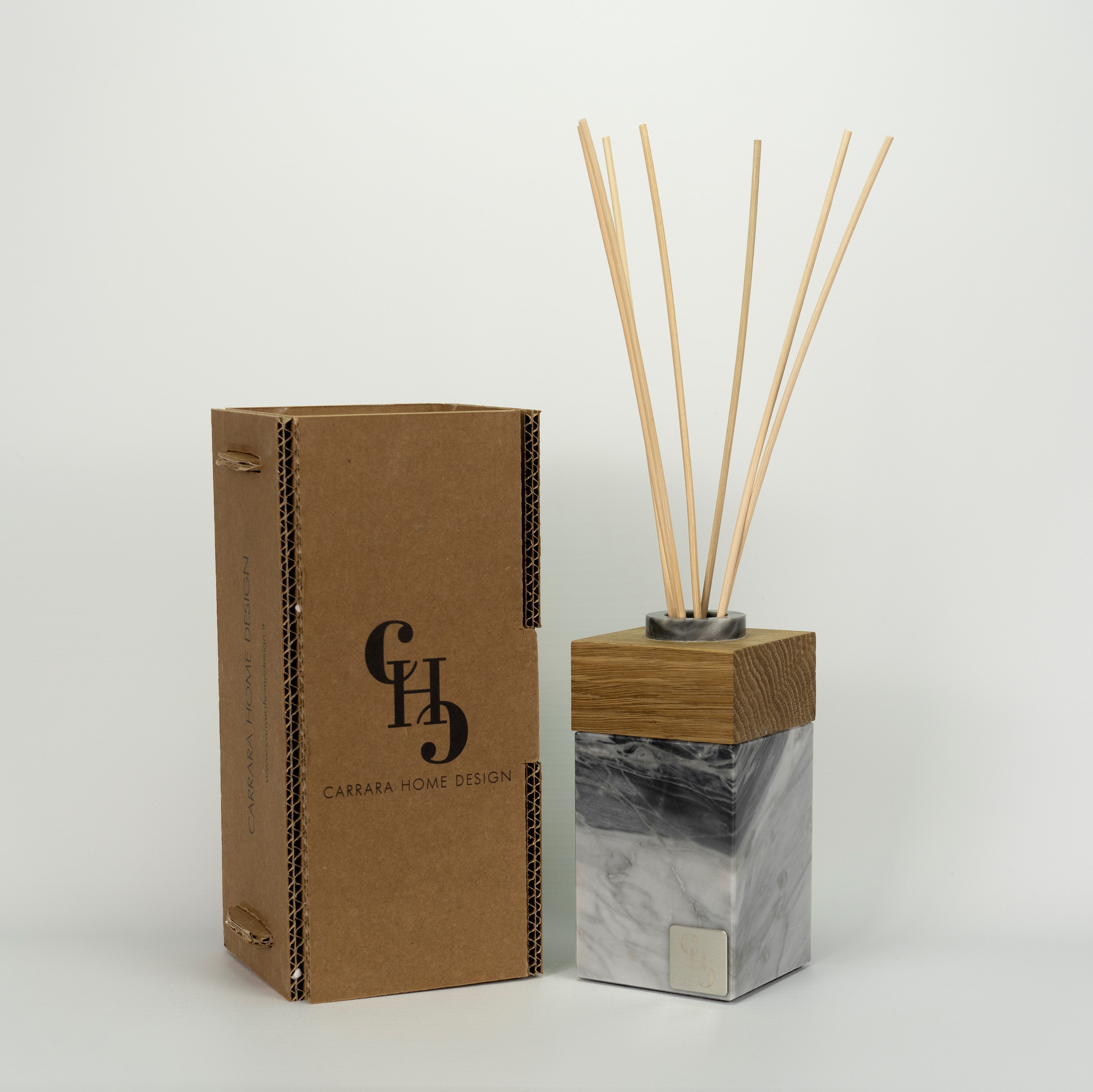 Diffusore di Profumo in Marmo Grigio Bardiglio