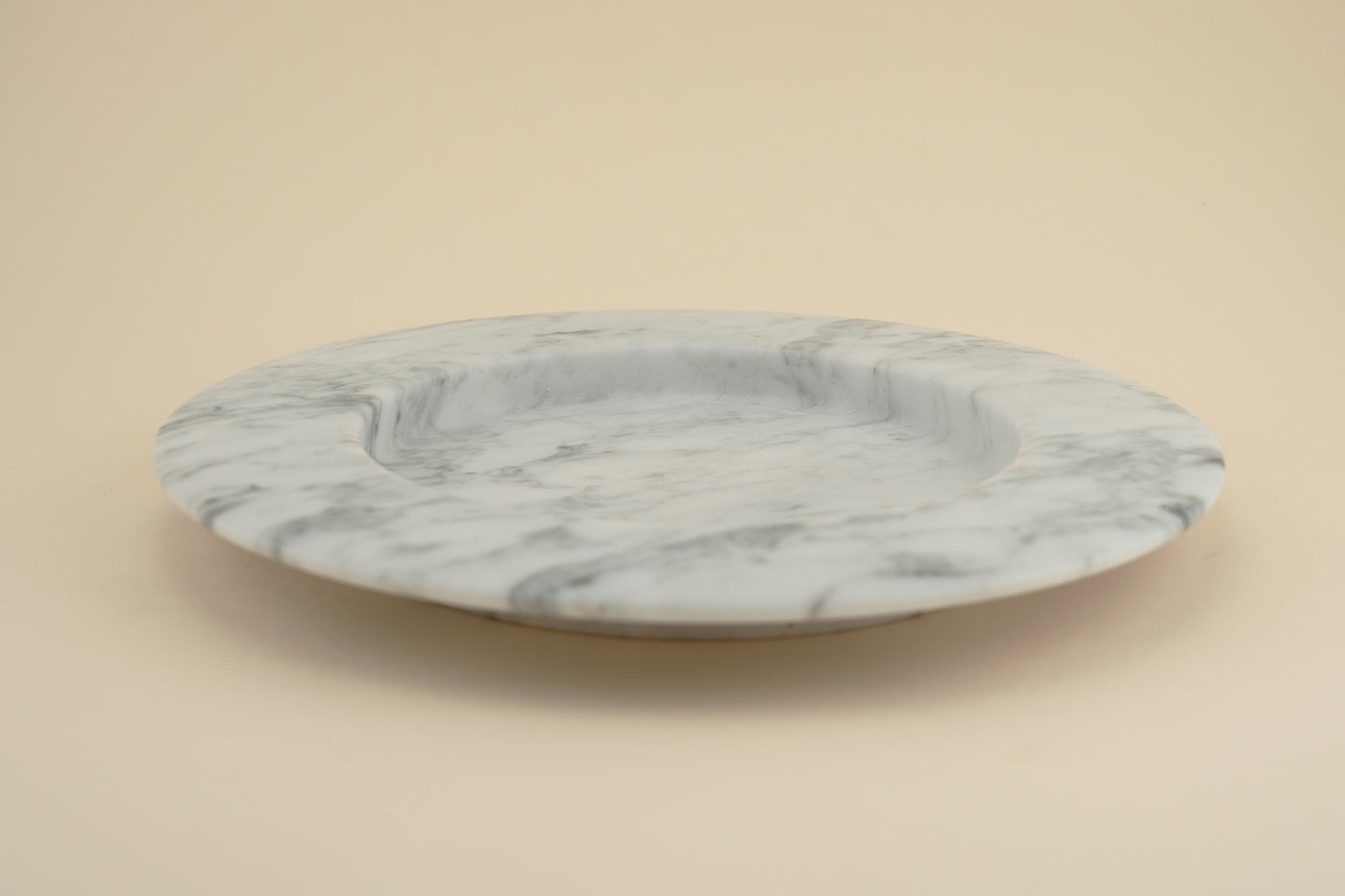 Set di 4 Sotto Piatti in Marmo di Carrara
