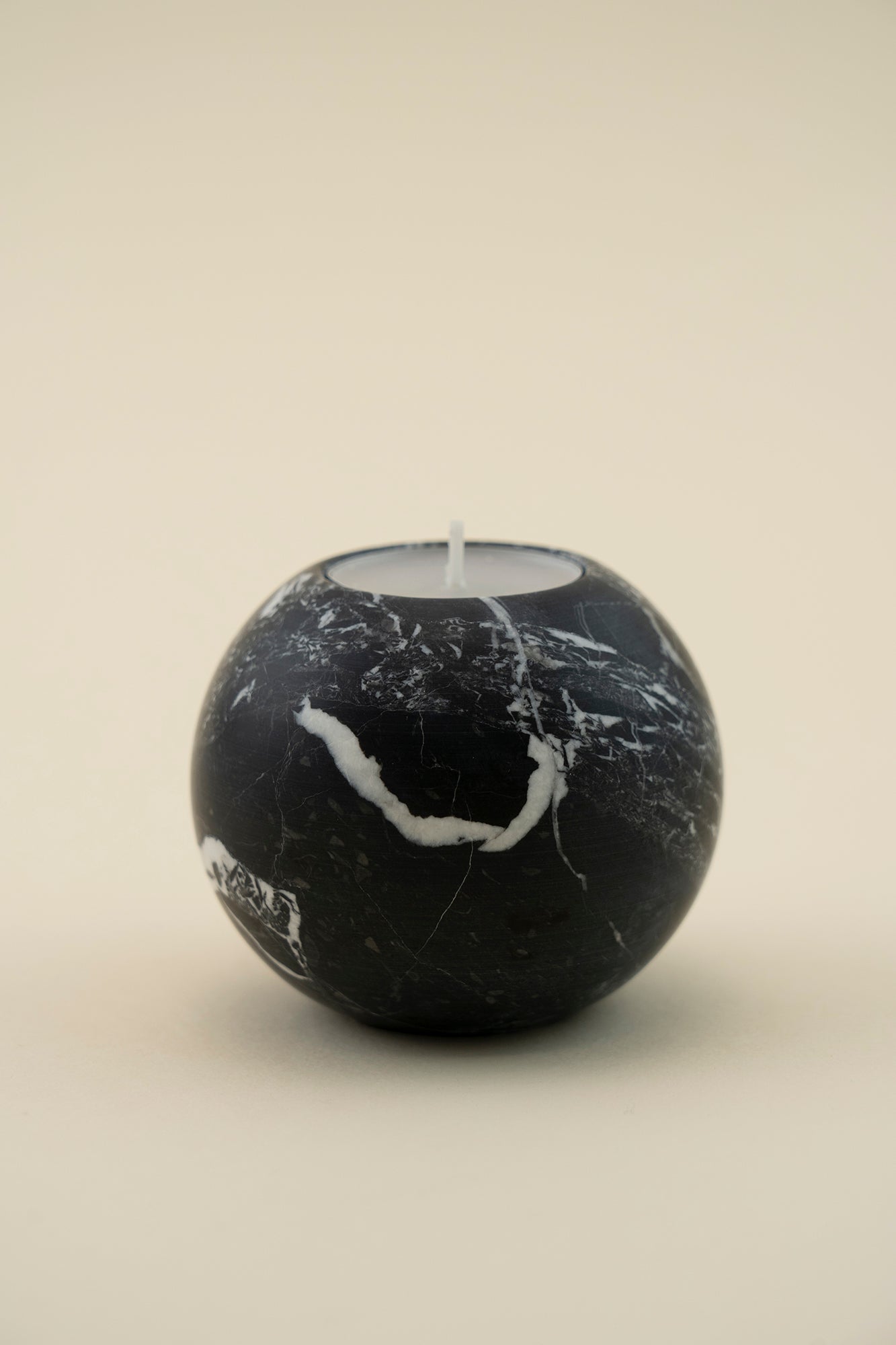 Porta Candela 'Ball' in Marmo