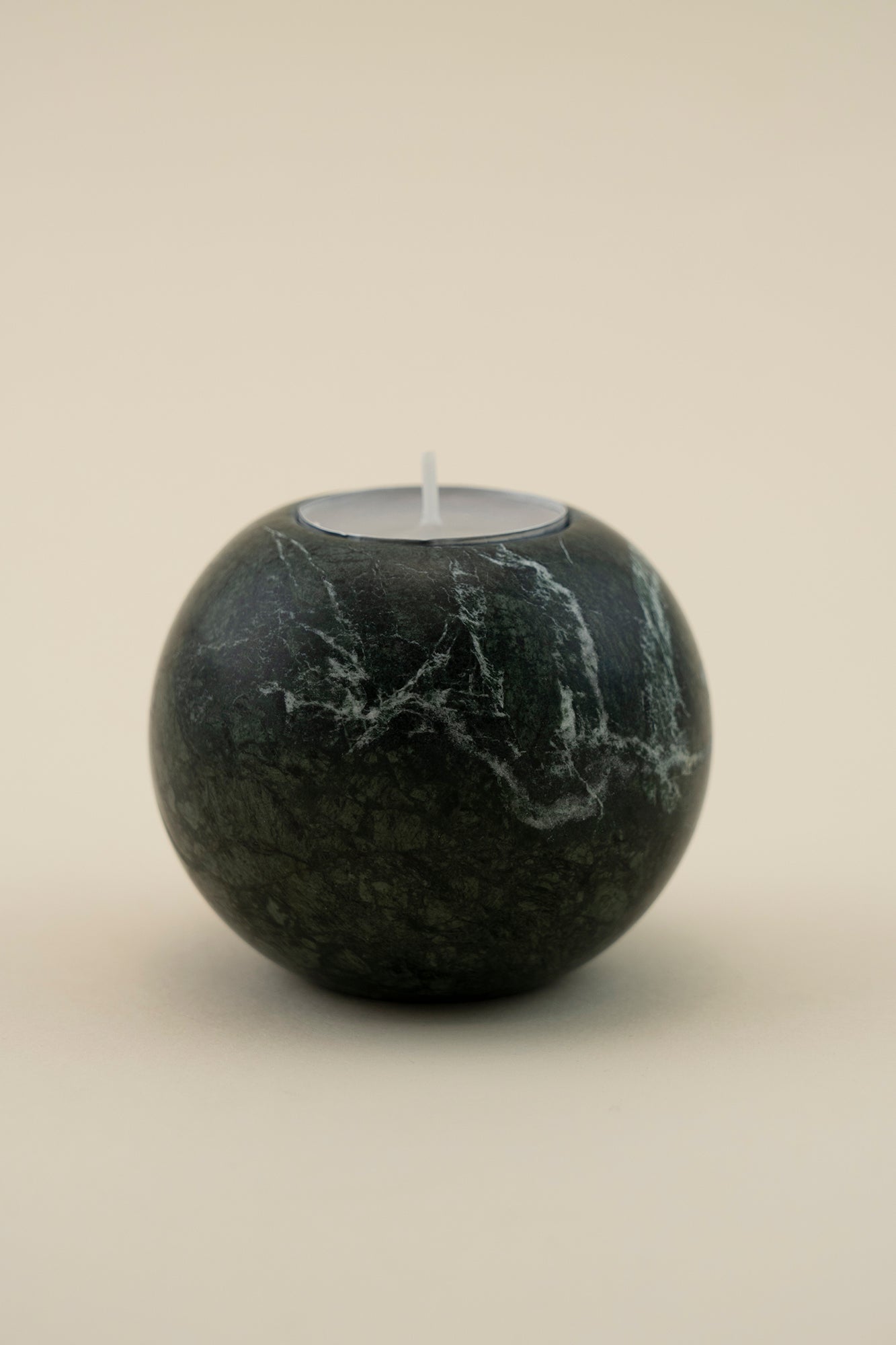 Porta Candela 'Ball' in Marmo