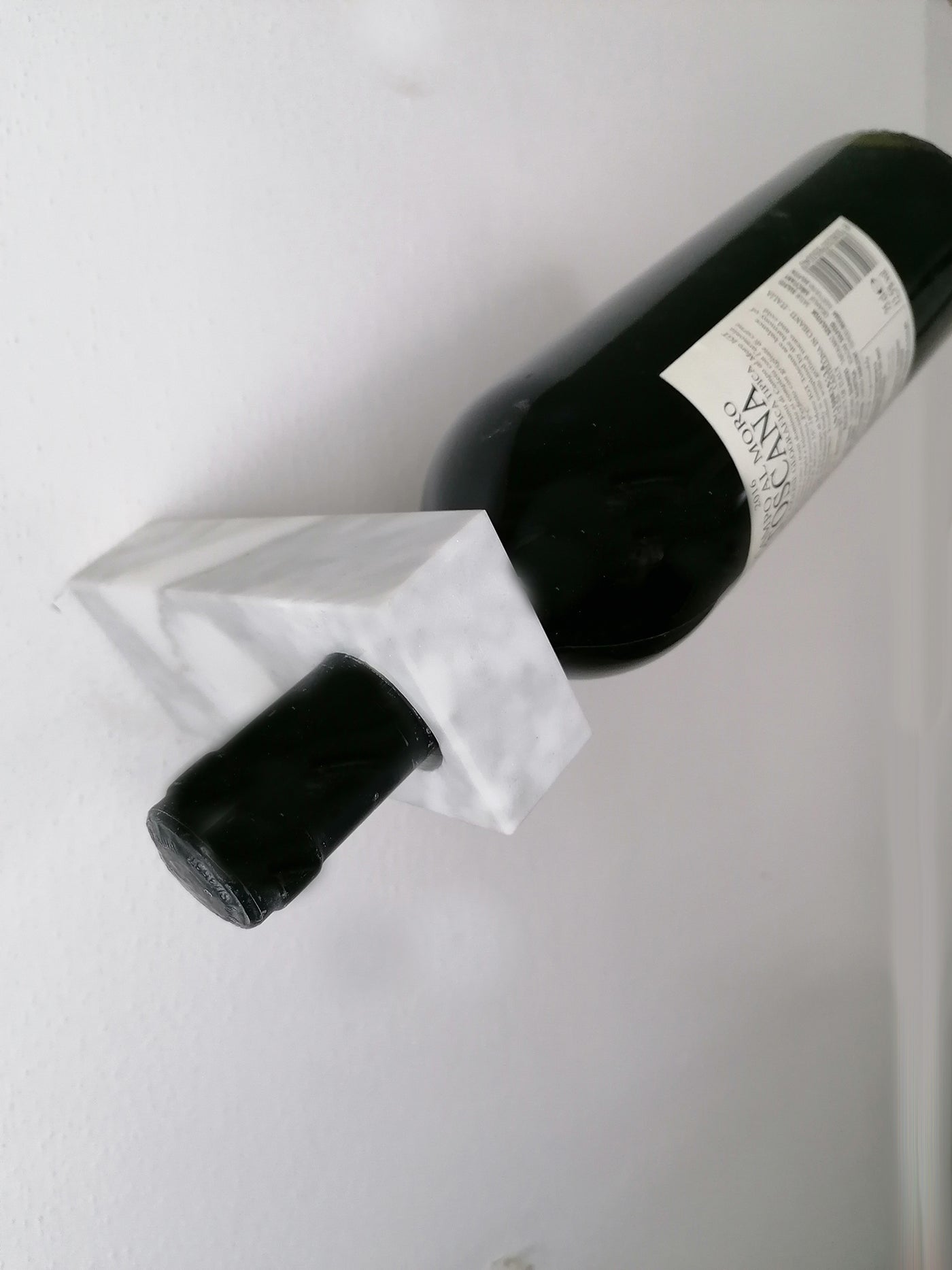Porta Bottiglie "Divino" in Marmo Bianco Carrara