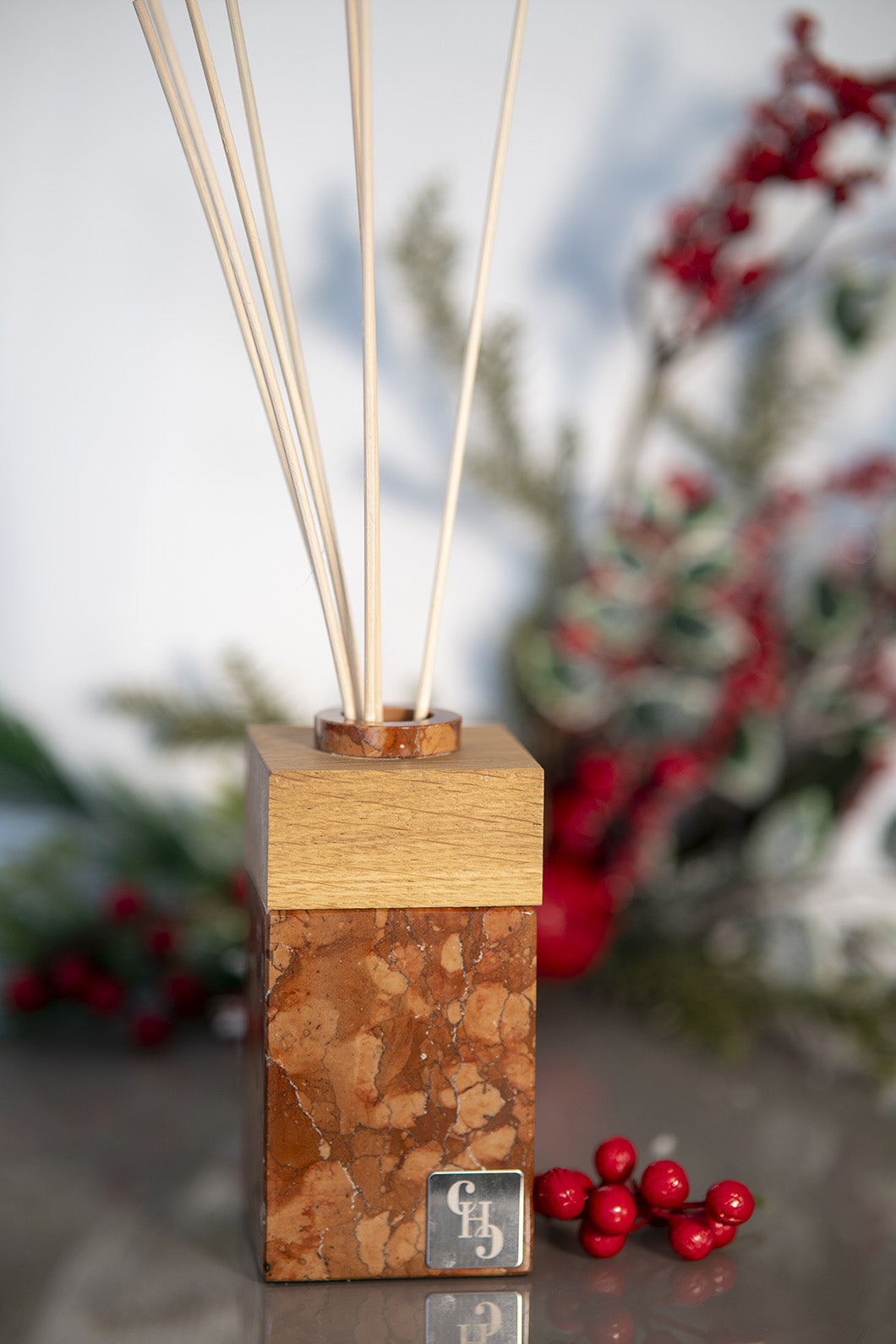 Diffusore di Profumo in Marmo Rosso Verona